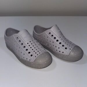 Native Kids Gray Slip-On Shoes